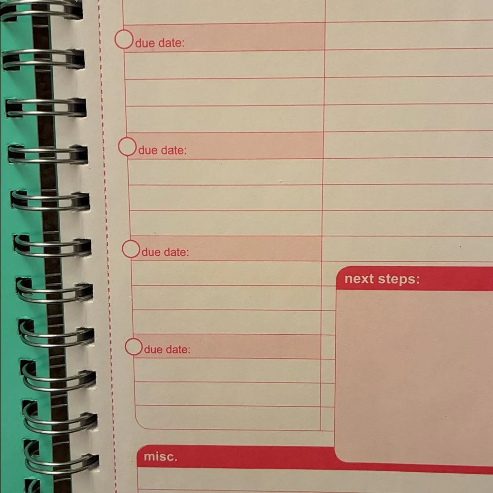 Markings By C.R. Gibson Make It Happen Project Planner - 200 Pages